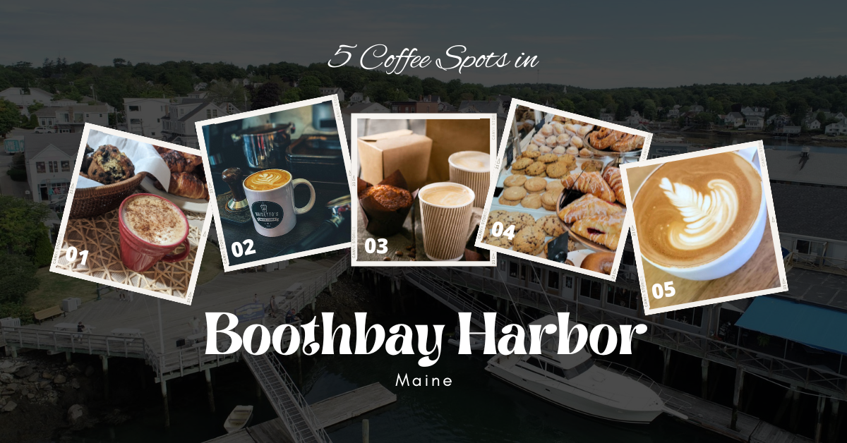 Boothbay Harbor cafe graphic